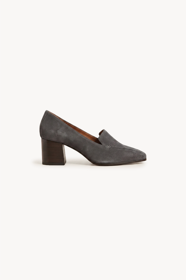 Toledo Suede Loafer Heel