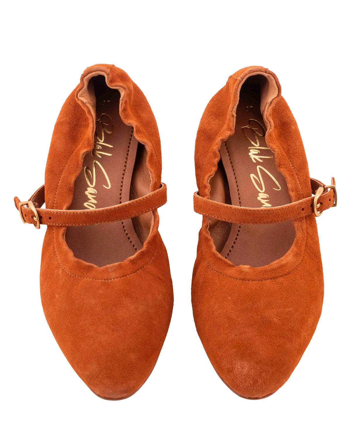 Primaire Mary Jane, Tan — 02 three-quarter