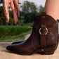 Vael – Saddled with Ring Ankle Boots