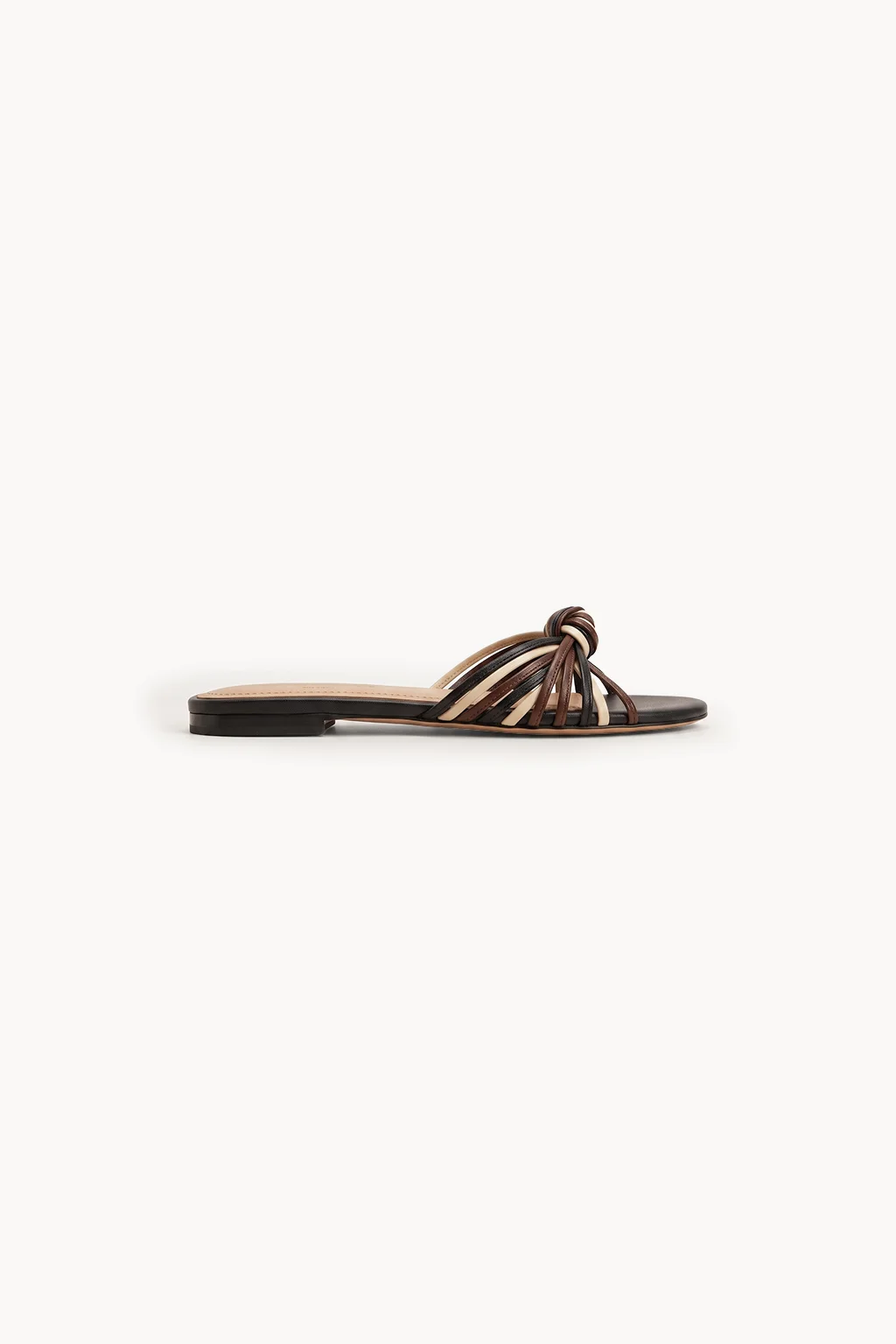 Noche de Slide Marbella, Tan & Black — 03 side profile