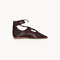 Granada lace-up flat
