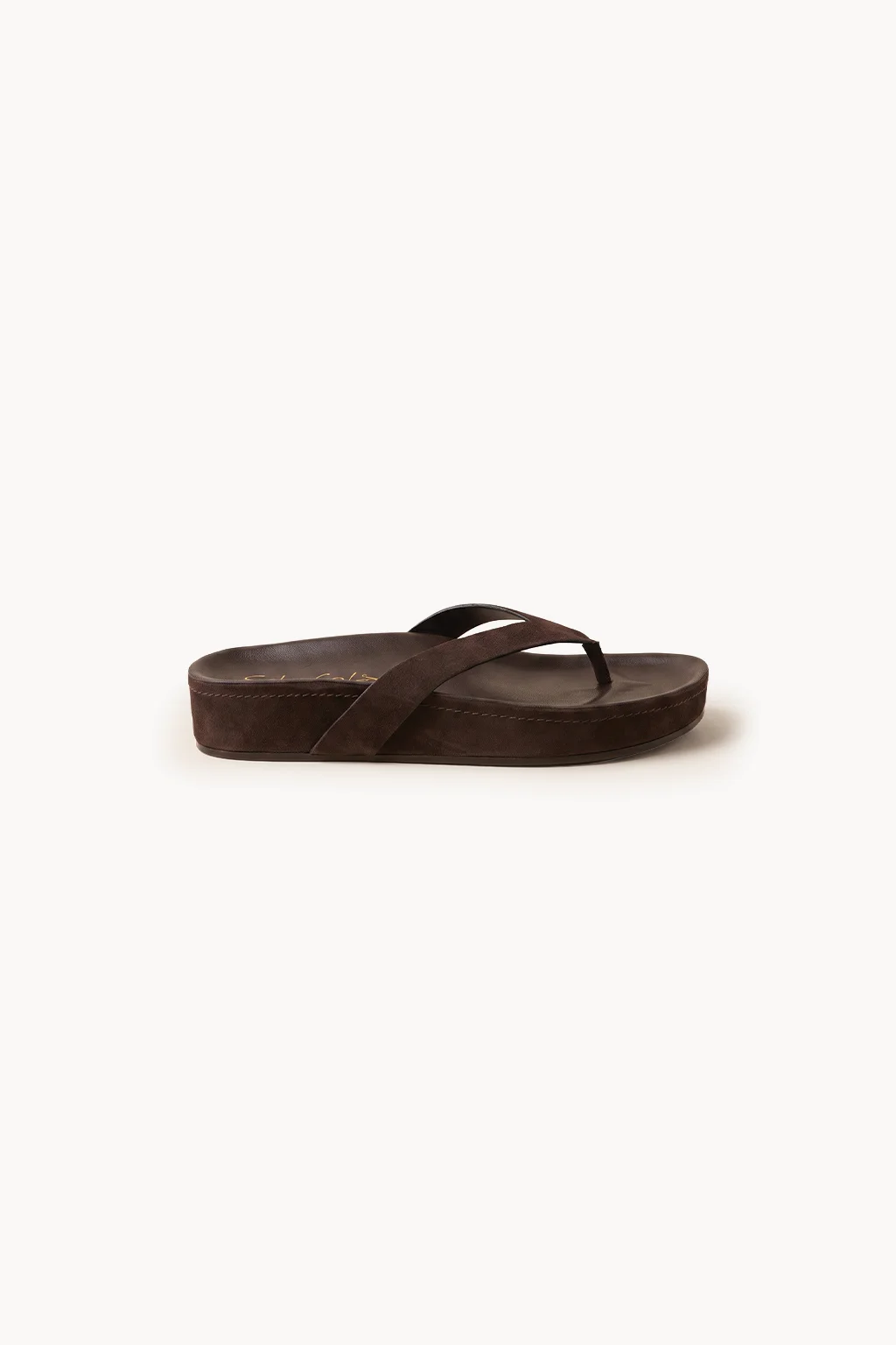 Brisa Eclipse Sandal, Dark Brown — 03 side profile