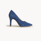 Verona Blu Suede Heel
