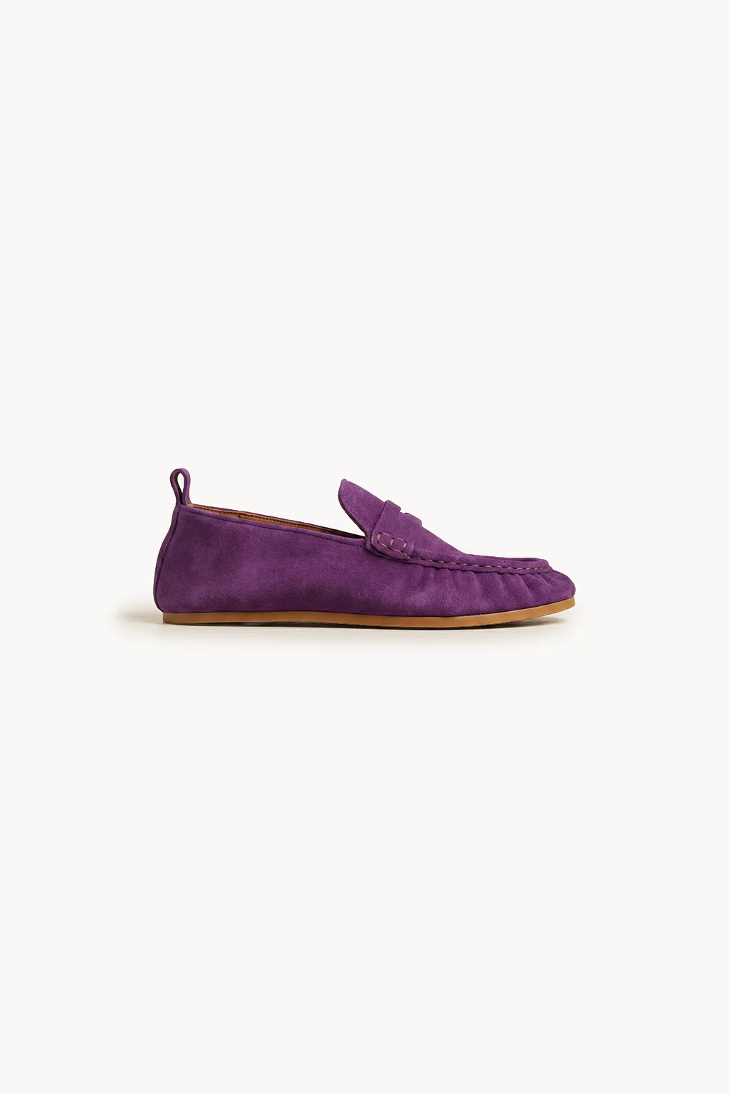 Zafiro Violeta Loafer, Purple — 03 side profile