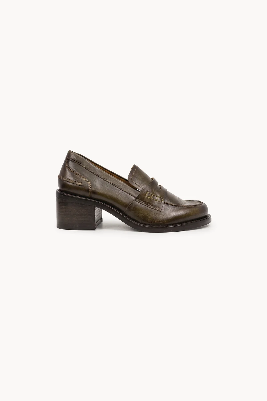 Monarch Weave Loafer, Dark Brown — 03 side profile