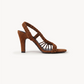 Trenzada Cognac Woven Heel – Tobacco, right