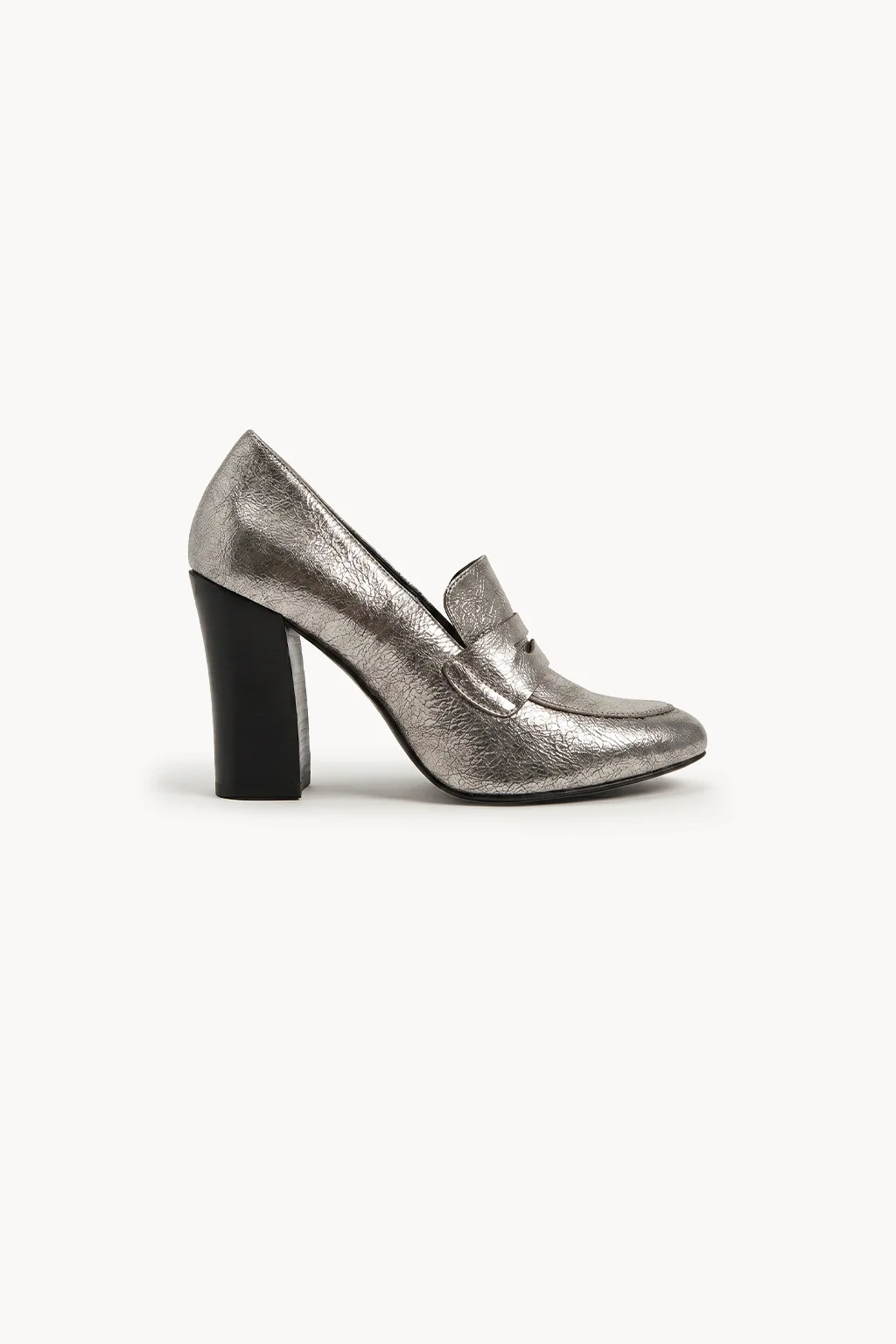 Reina de Oro Loafer, Grey — 03 side profile