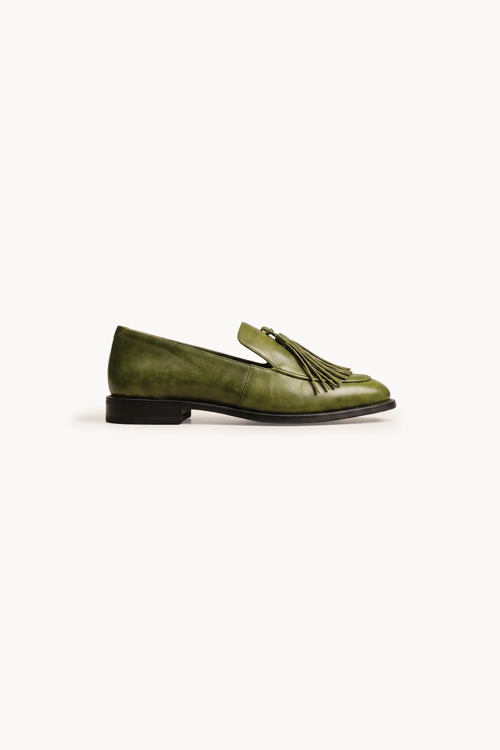 Brillo Real Loafer, Green — 03 side profile