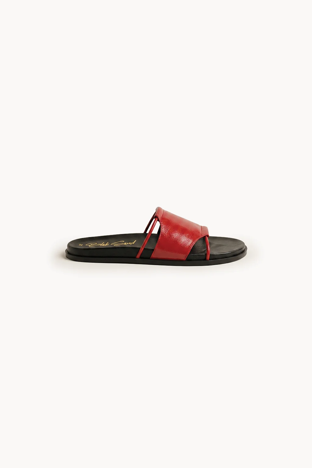Luce Rossa Slide, Red & Black — 03 side profile