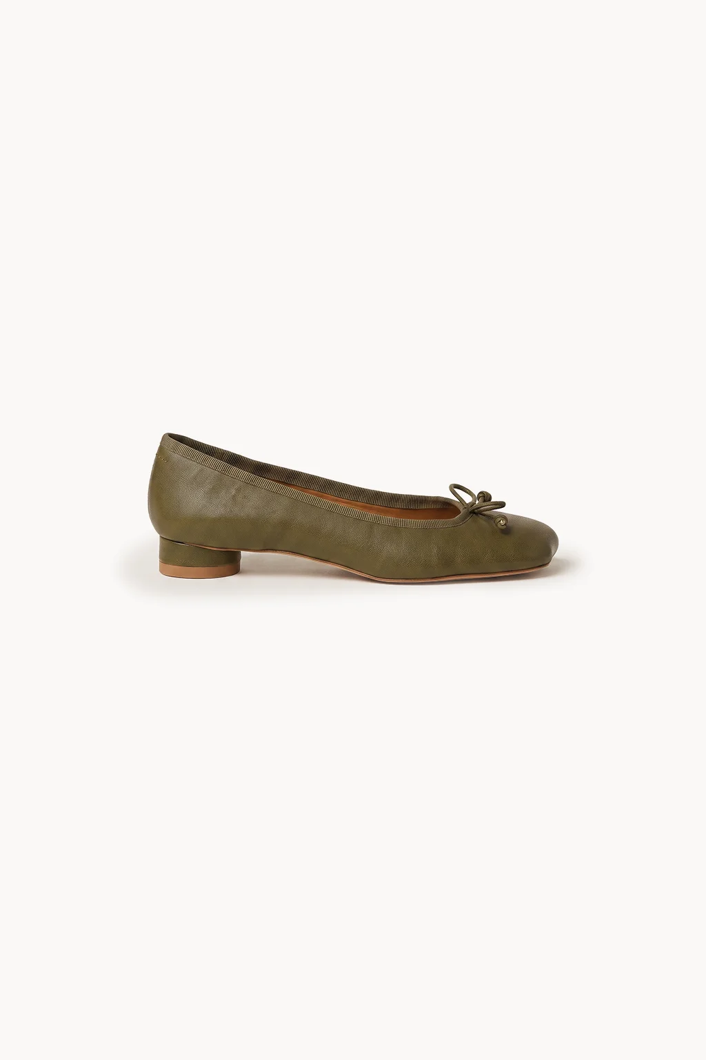 Ballerina Veloura, Olive — 03 side profile