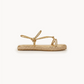 Stella Metallica strappy platform