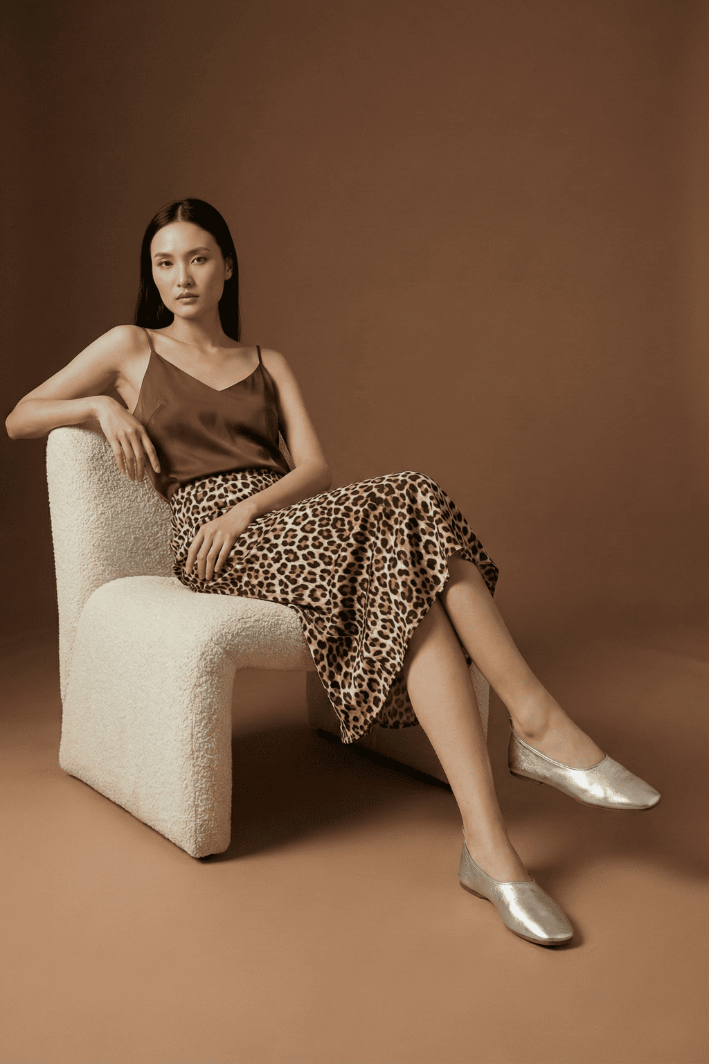 Argent – Ballet Flats, Silver — 07 on model