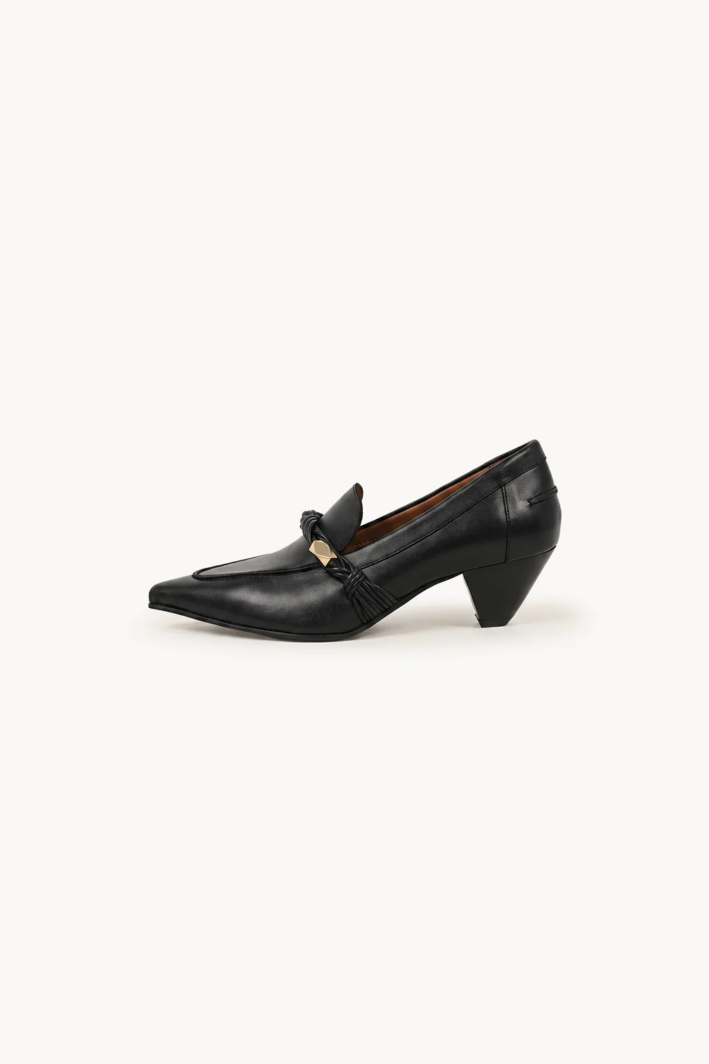 Valencia Hebilla Loafer, Black — 04 side profile 2