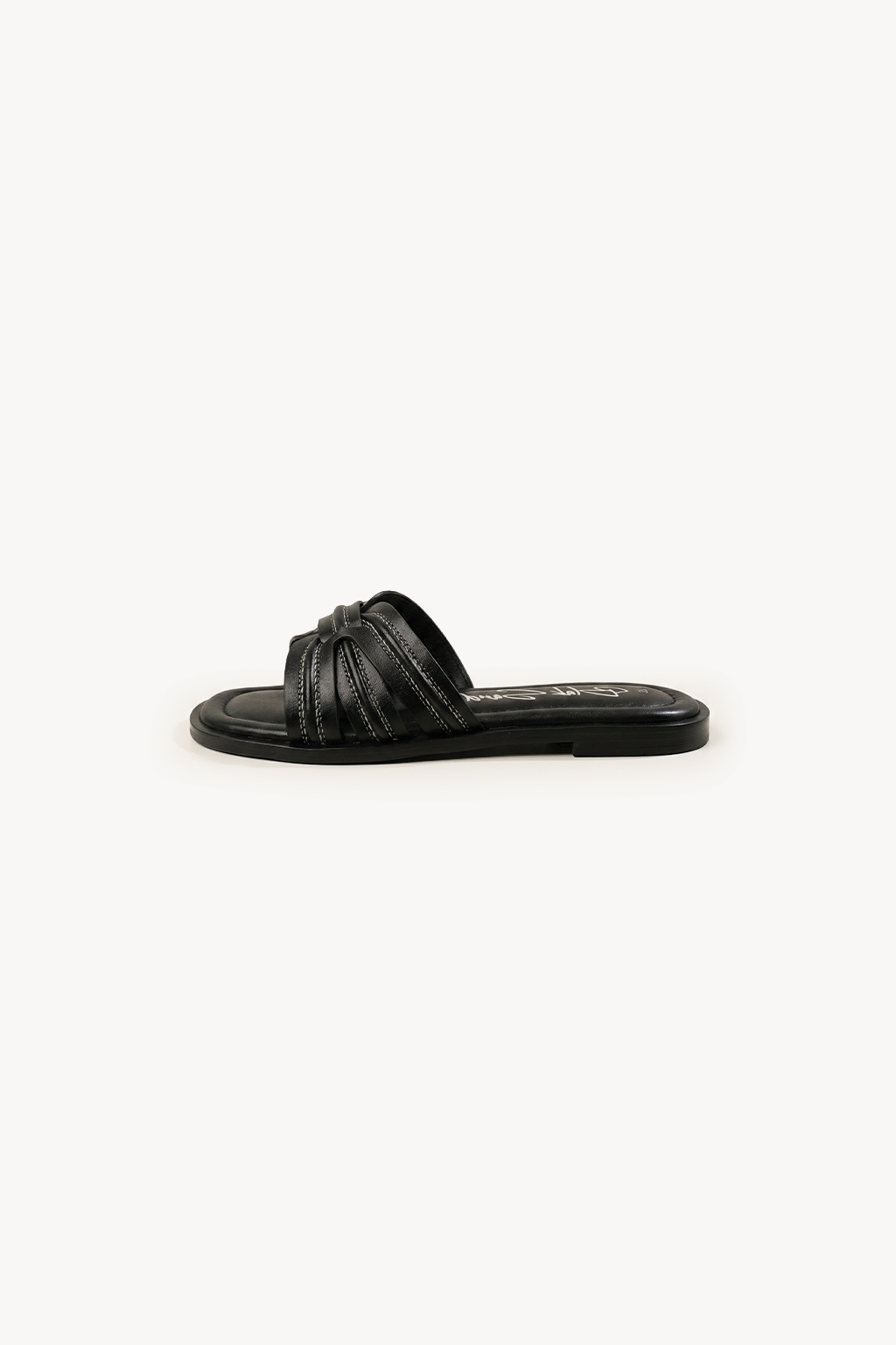 Aurea Noir Slide, Black — 02 side profile 2