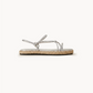 Stella Metallica strappy platform
