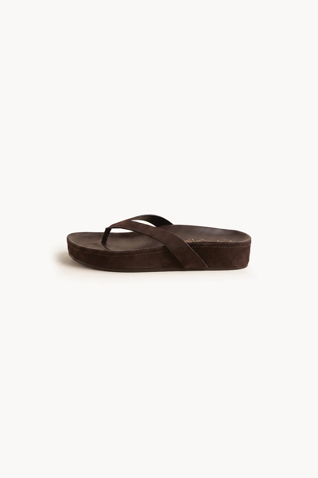 Brisa Eclipse Sandal, Dark Brown — 04 side profile 2
