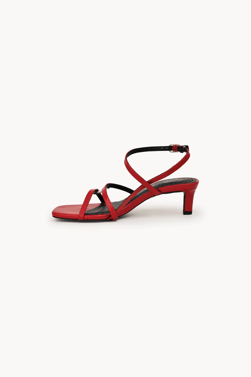 Isla Aurea Sandal, Red — 04 side profile 2