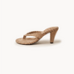 Arena Dorada Heel Sandal