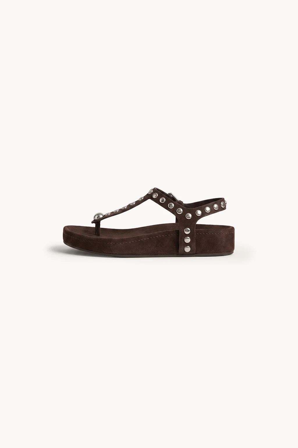 Marbella Glow Sandal, Dark Brown — 04 side profile 2