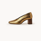 Aurelia Oro Block Heel