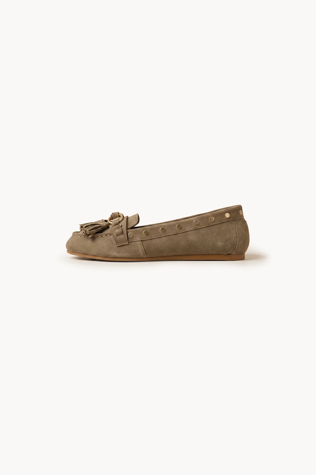 Intrecciato Aureo Loafer, Beige — 04 side profile 2