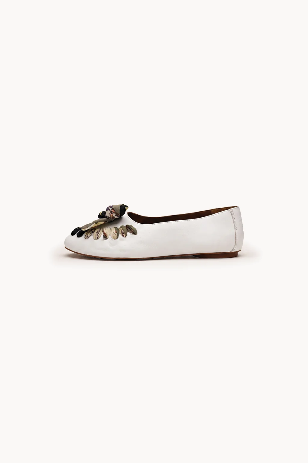 Alma Blanca Ballerina, Off White — 04 side profile 2