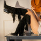 NoirCascasde – Three Layer Fringe Boots