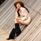 Women three layer fringe boots