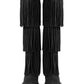 NoirCascasde – Three Layer Fringe Boots