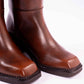 Brume – Square Toe Brush Effect Boots