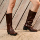 Brume – Square Toe Brush Effect Boots