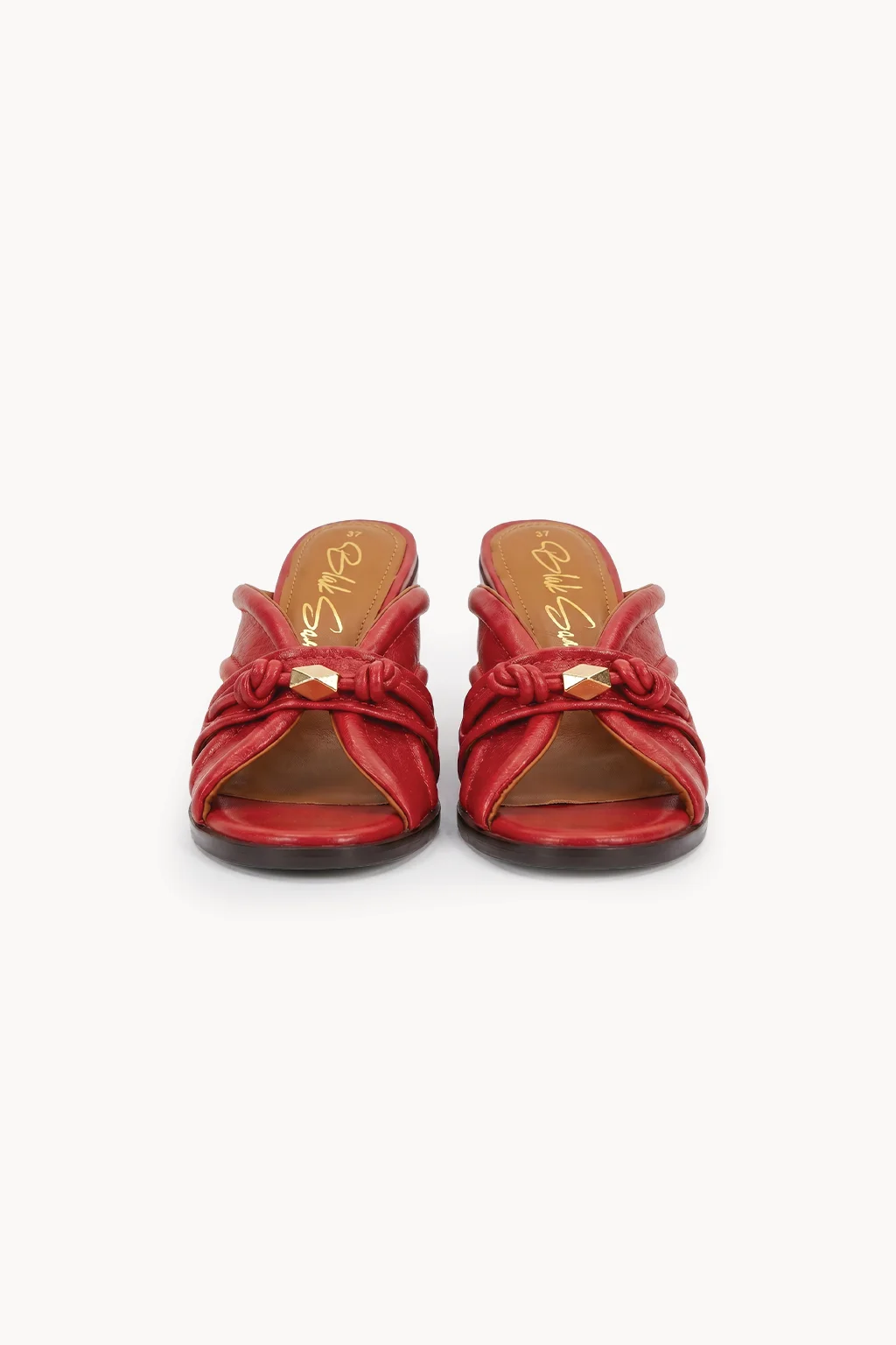 Firenze Nodo Sandalo, Red — 01 pair