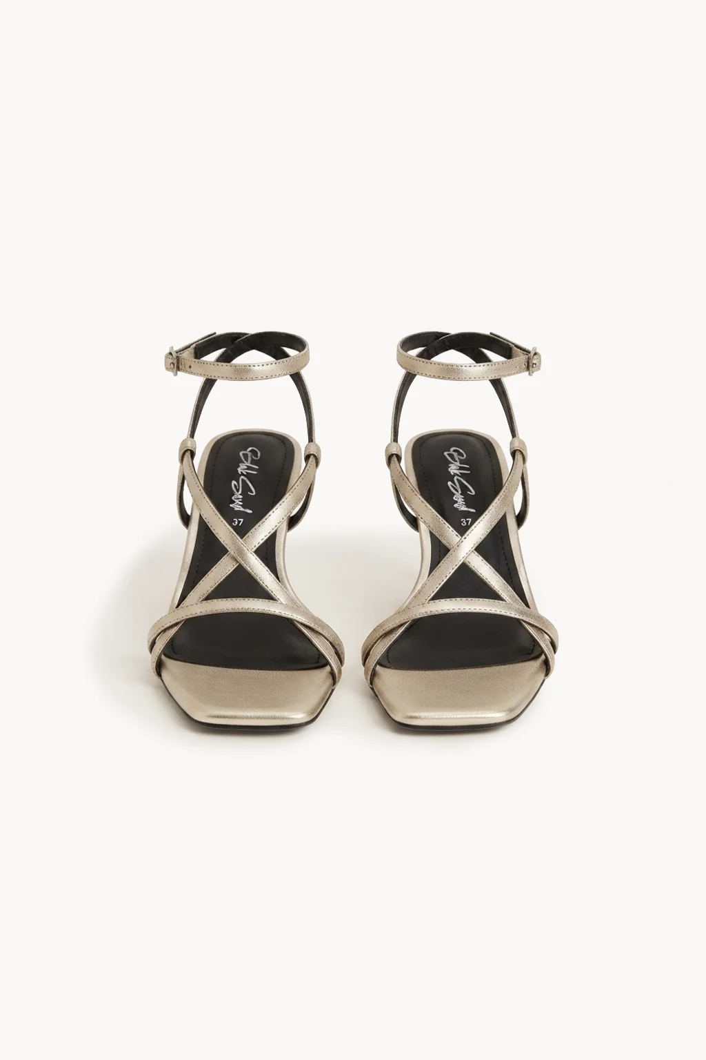 Valeria Nudo Sandal, Pale Gold — 01 pair