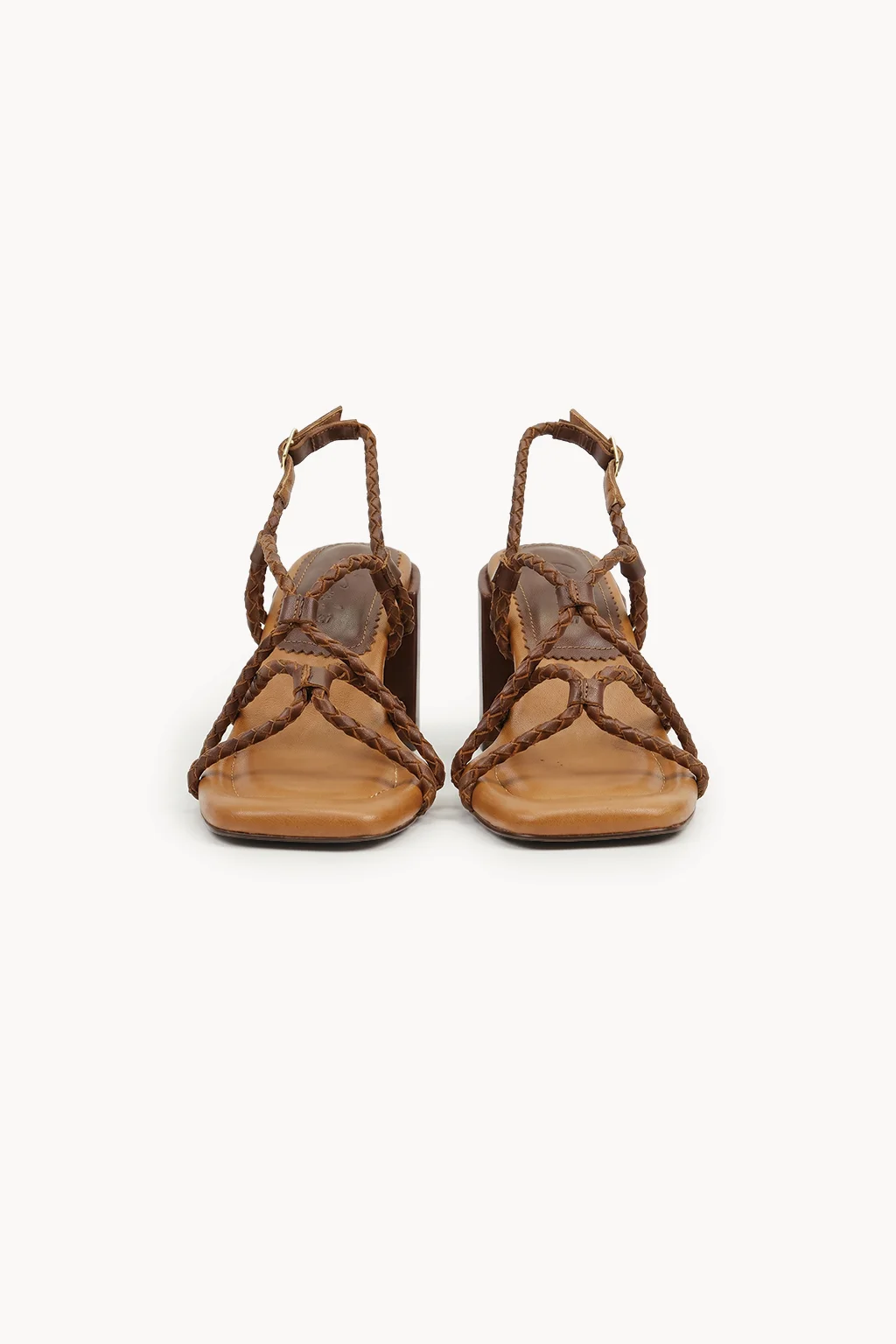 Luna Venezia Block Heel, Tan — 01 pair
