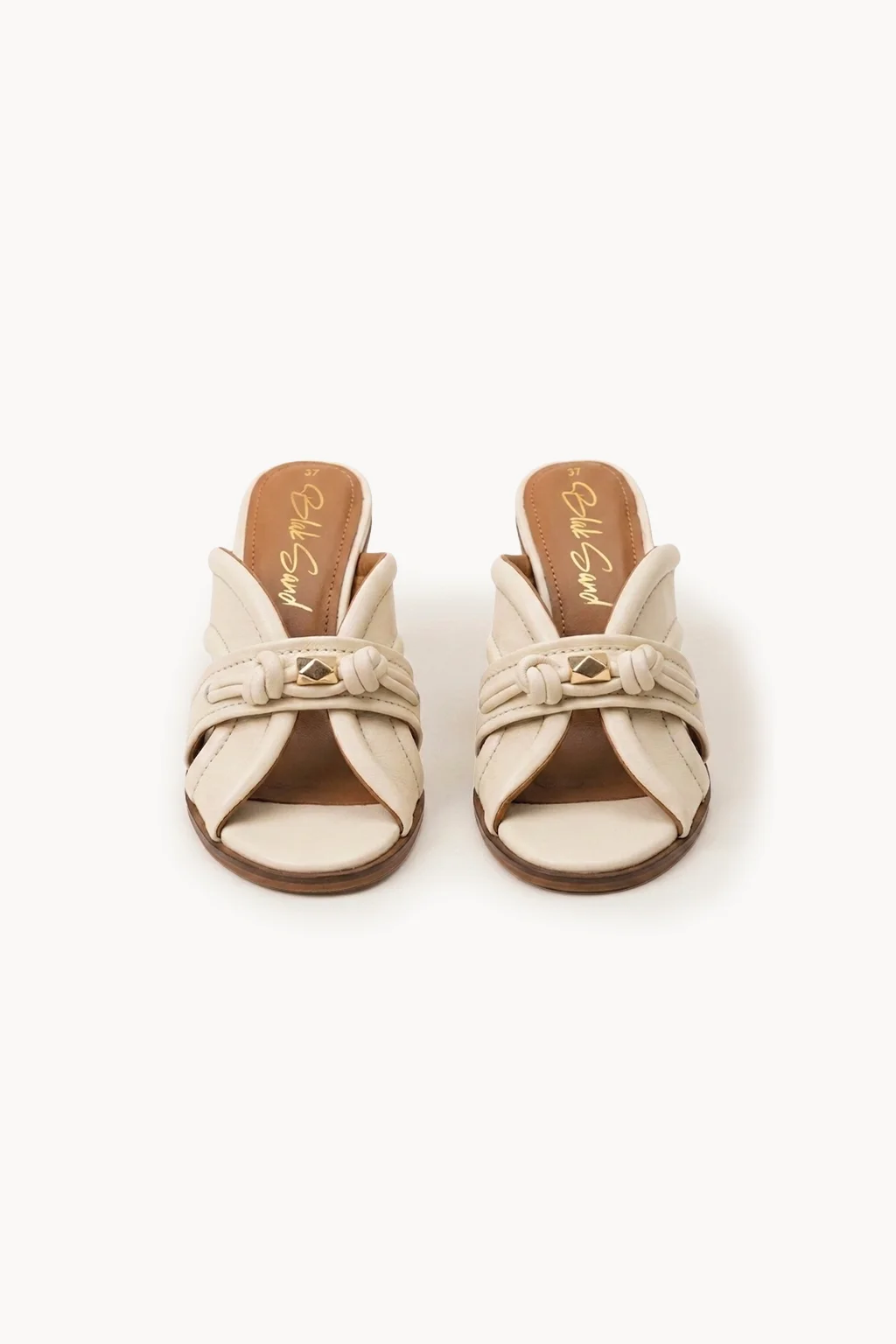 Firenze Nodo Sandalo, Off White — 01 pair