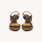 Candela Burnished Gold Heel – Bronze, front