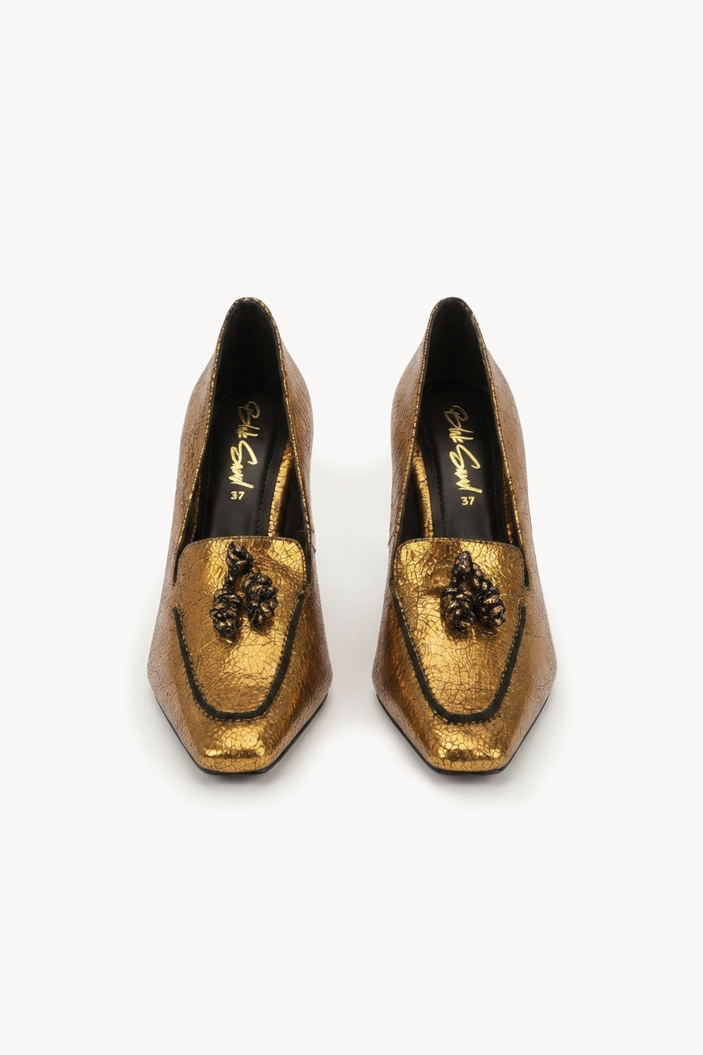 Aurelia Metallic Pump Heel, Antique Gold — 01 pair