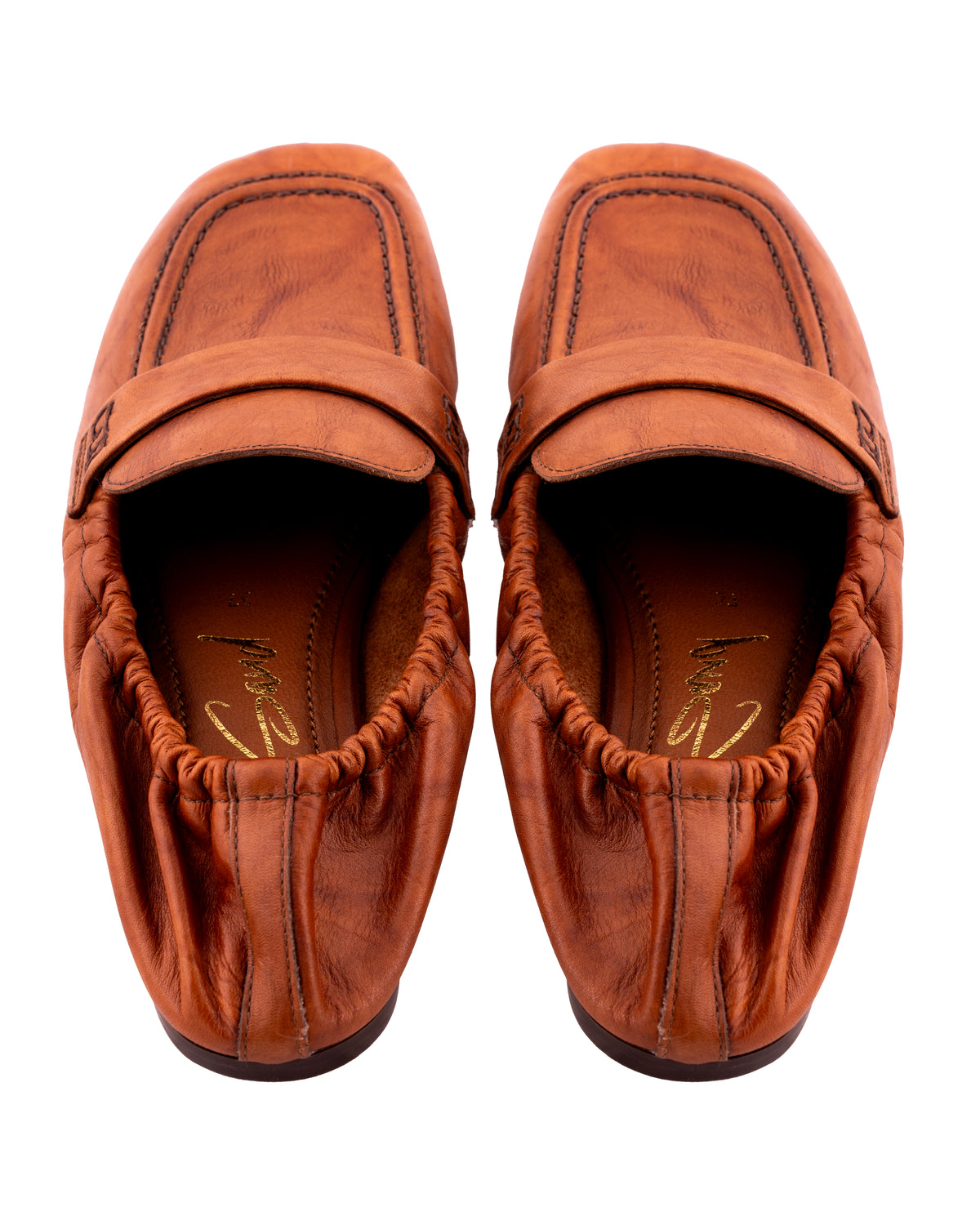Calm Loafer, Tan — 04 three-quarter