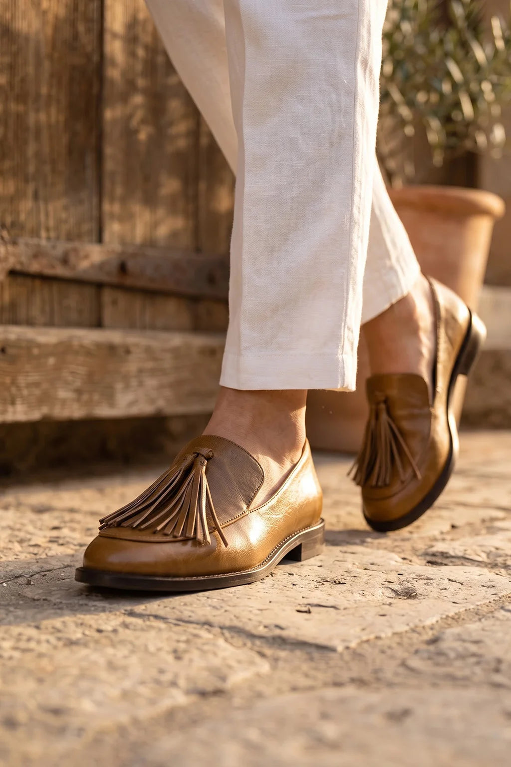 Brillo Real Loafer, Brown — 06 on the foot