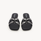Nácar Contrast Crossover Flat – Black & Silver, front