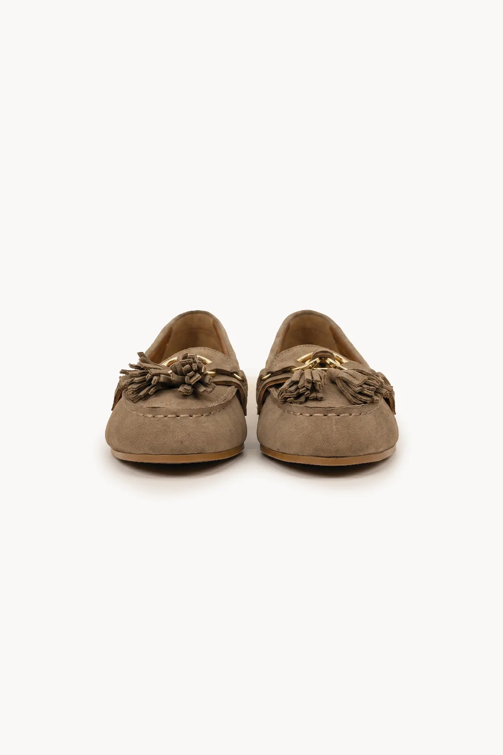 Intrecciato Aureo Loafer, Beige — 01 pair