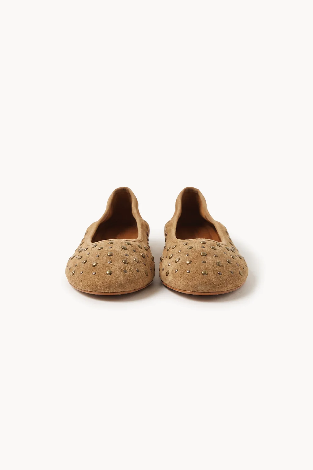 Marfil Trenzado Ballerina, Cognac — 01 pair