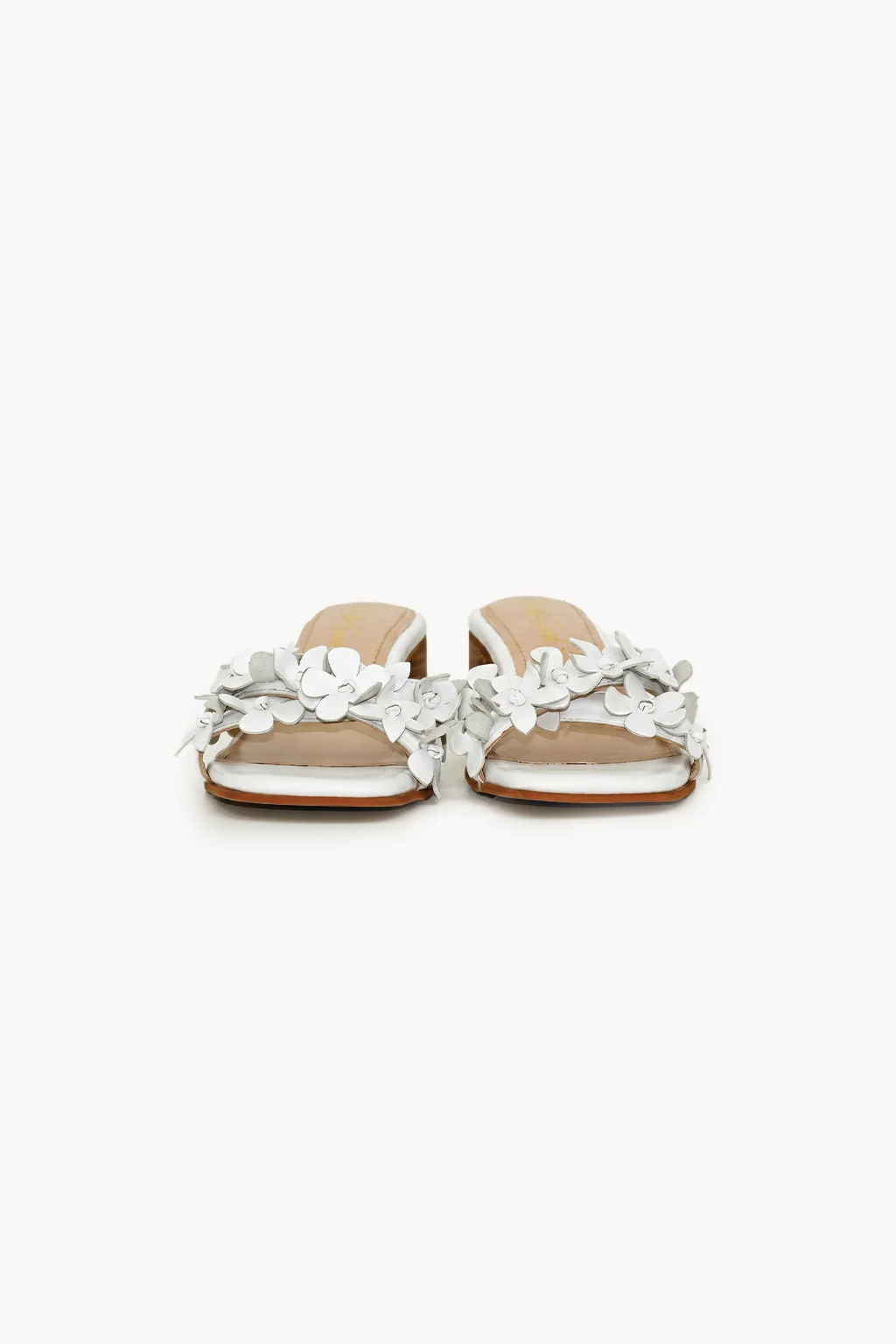 Rosa Bellissima Slide, White — 01 pair