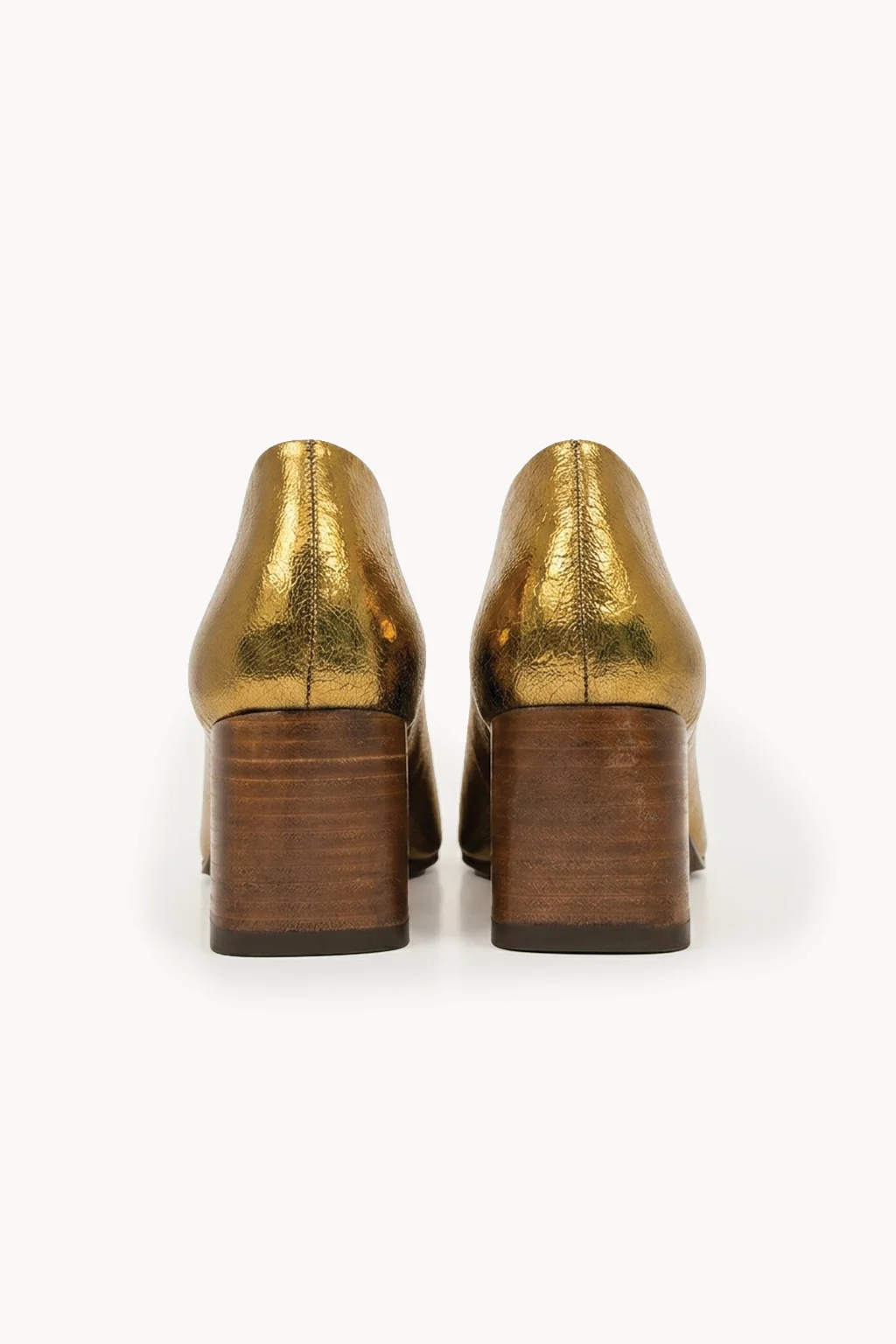 Aurelia Oro Block Heel, Antique Gold — 05 back