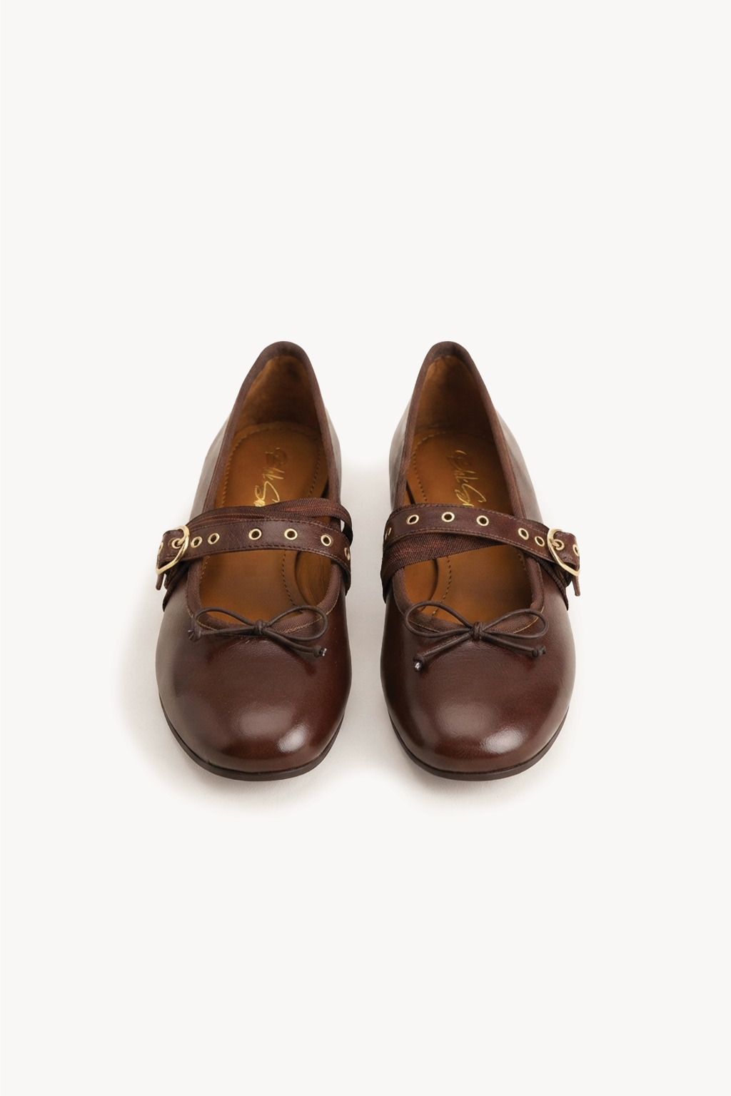 Córdoba Mary Jane Ballerina, Dark Brown — 01 pair