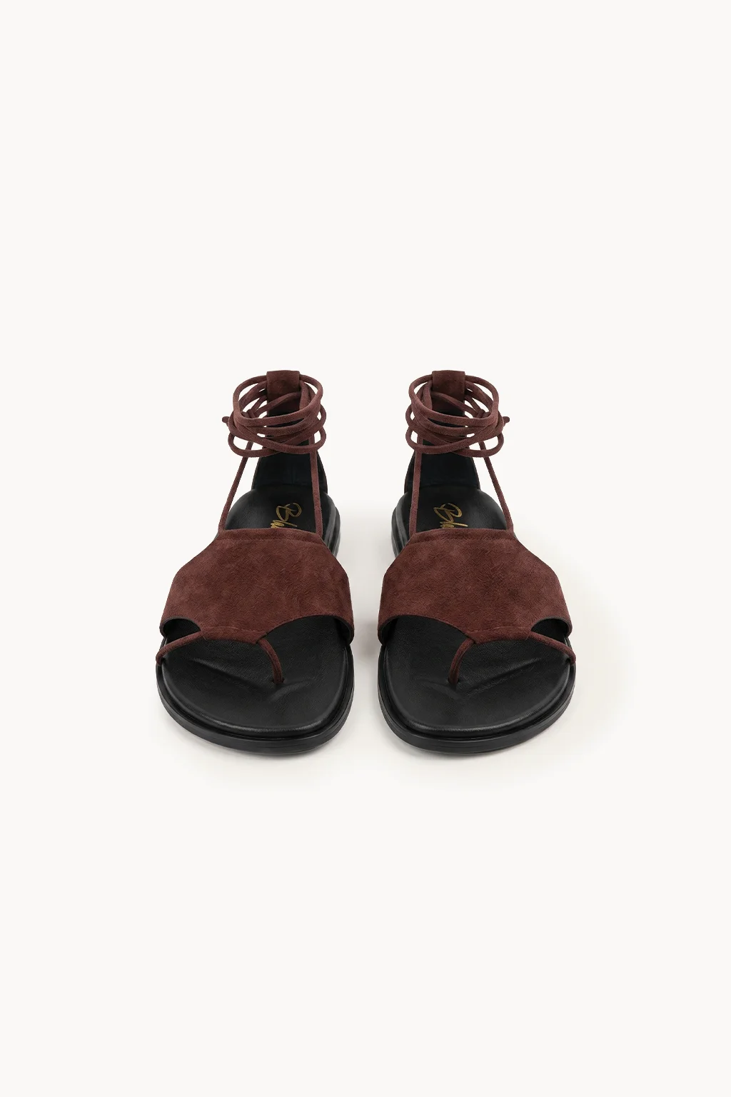 Torino Eleganza Wrap Sandal, Maroon — 01 pair