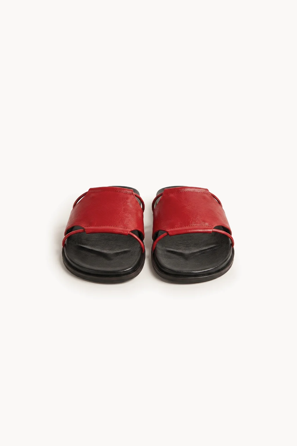 Luce Rossa Slide, Red & Black — 01 pair