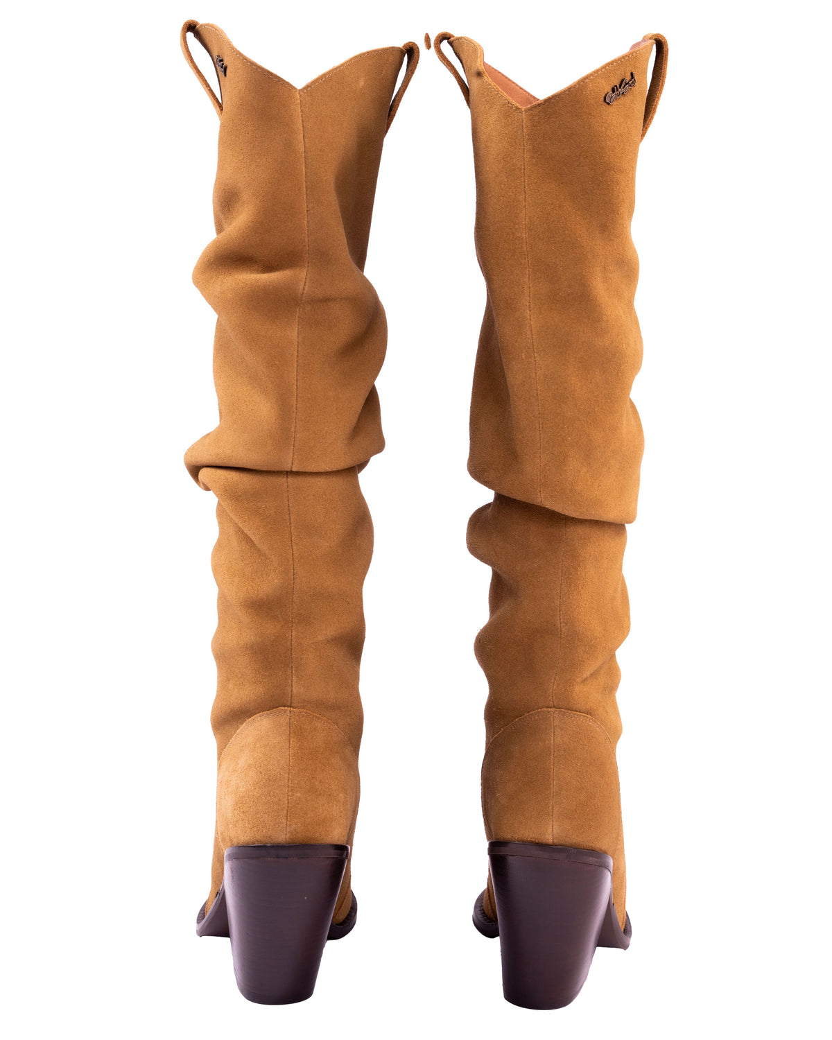 Sylvie – Slouch Tall Boots, Tobacco — 04 back