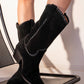 Drelan – Mid Boots with Weaving Detail