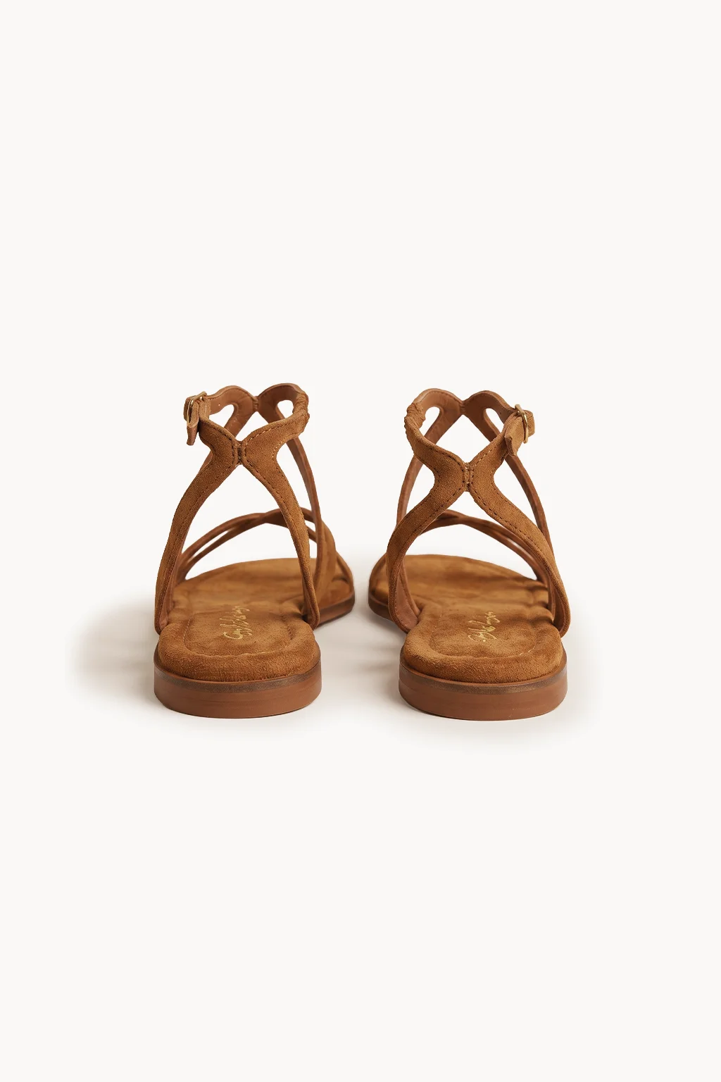 Alma Nomada Flat Strap, Tan — 05 back